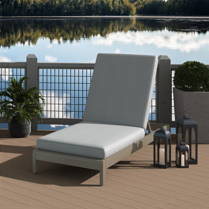 Sustain Gray Outdoor Chaise Lounge
