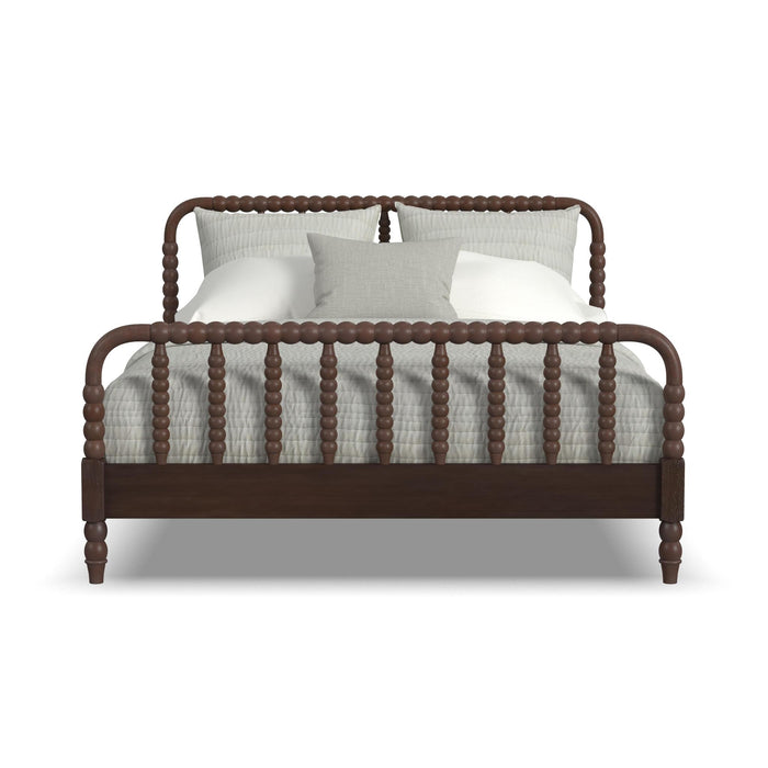 Spindle Brown Queen Bed