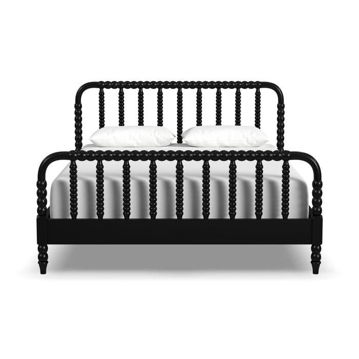 Spindle Black Queen Bed