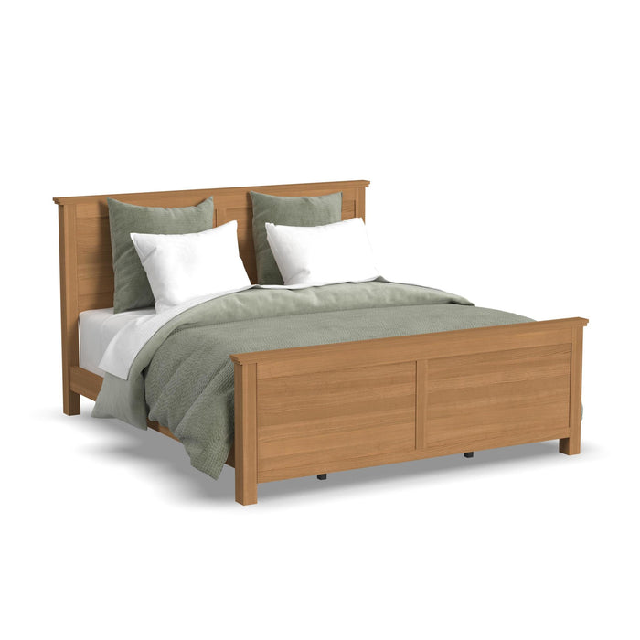 Oak Park Brown King Bed, Two Nightstands and Dresser