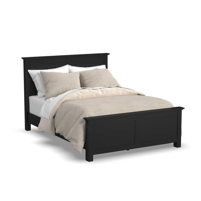 Oak Park Black Queen Bed