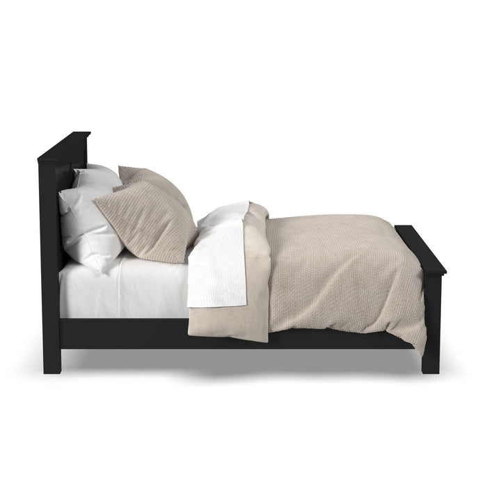 Oak Park Black Queen Bed