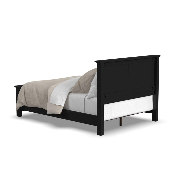 Oak Park Black Queen Bed