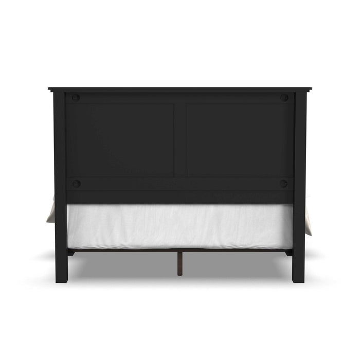 Oak Park Black Queen Bed