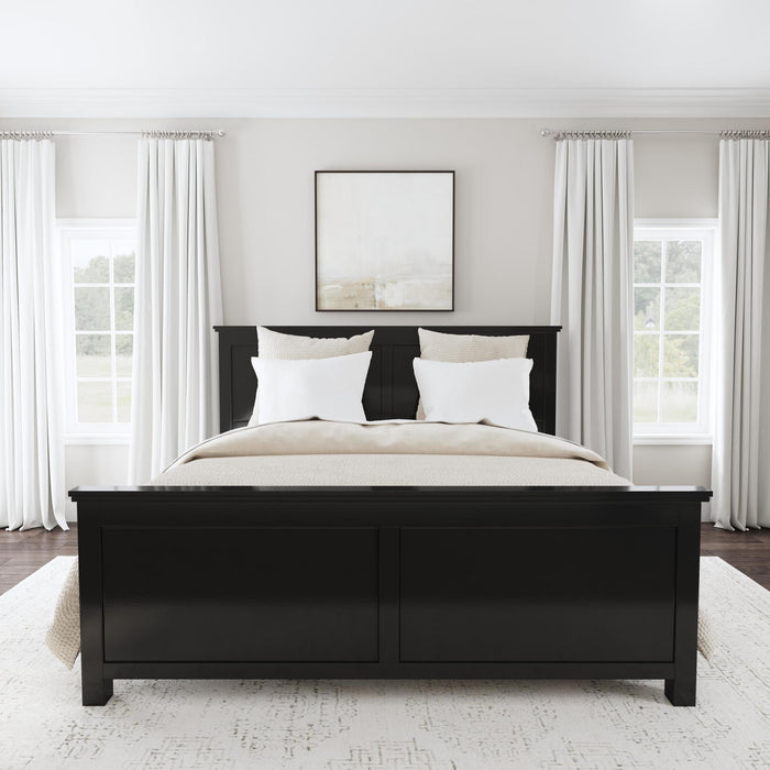 Oak Park Black King Bed