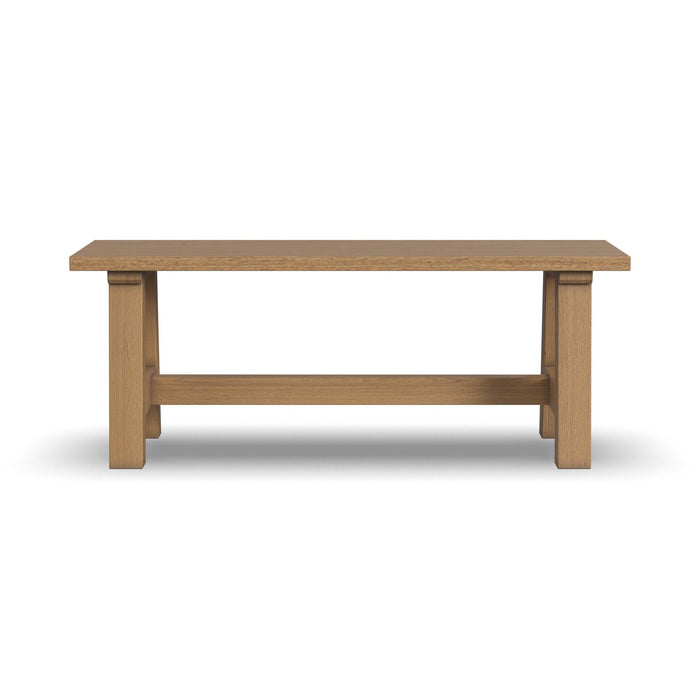 Trestle Brown Dining Bench