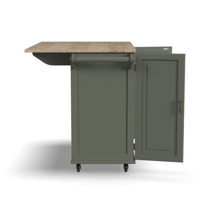 Dolly Madison Drop Leaf Kitchen Cart