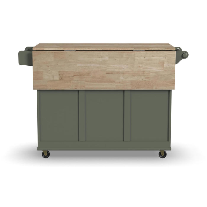 Dolly Madison Drop Leaf Kitchen Cart