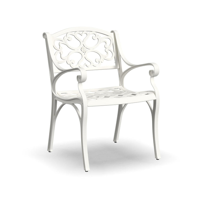 Sanibel White 5 Piece Outdoor Dining Set