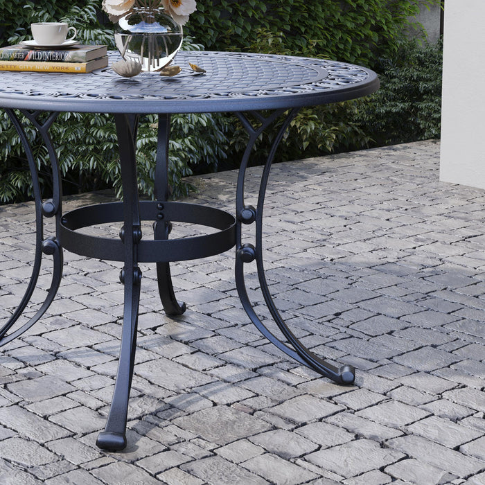 Sanibel Black Outdoor Dining Table