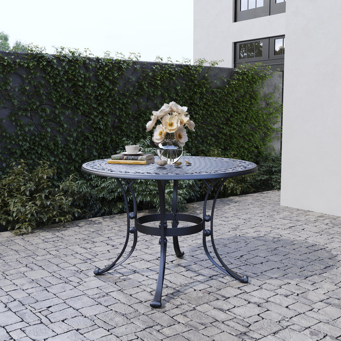 Sanibel Black Outdoor Dining Table