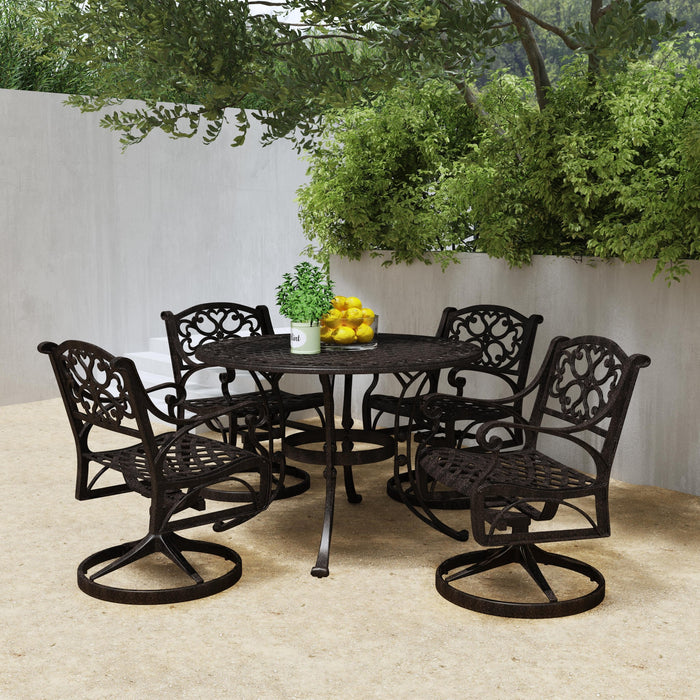 Sanibel Bronze 5 Piece Outdoor Dining Set