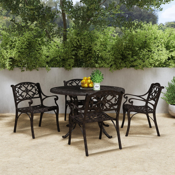 Sanibel Bronze 5 Piece Outdoor Dining Set