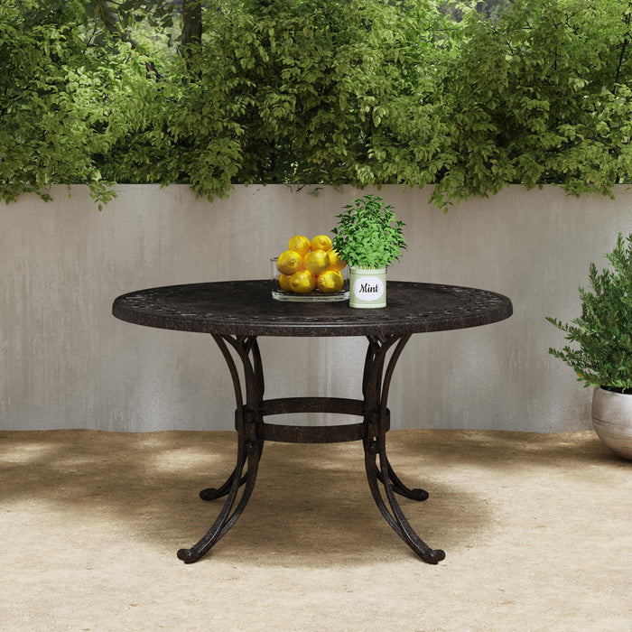 Sanibel Bronze Outdoor Dining Table