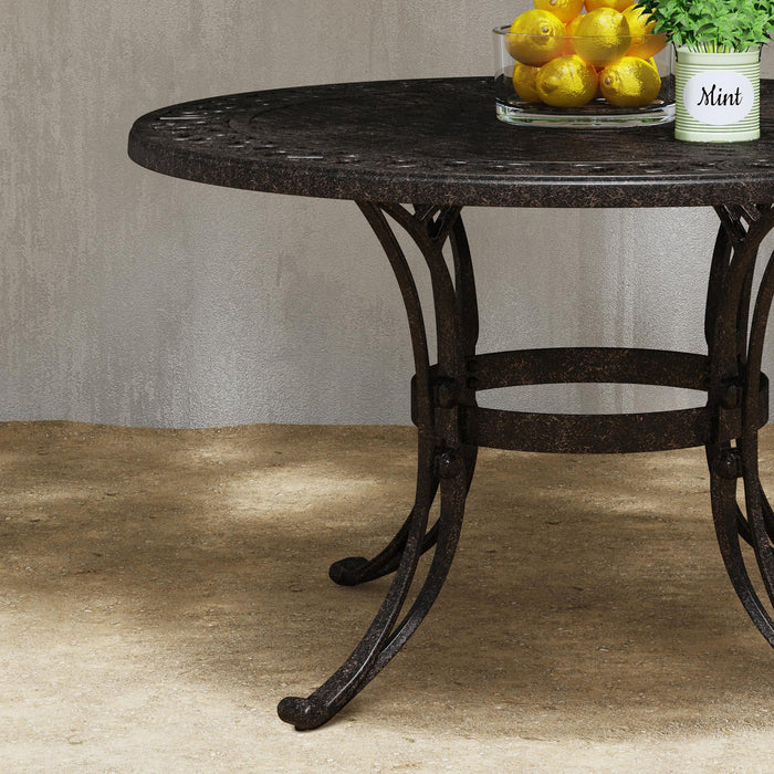 Sanibel Bronze Outdoor Dining Table