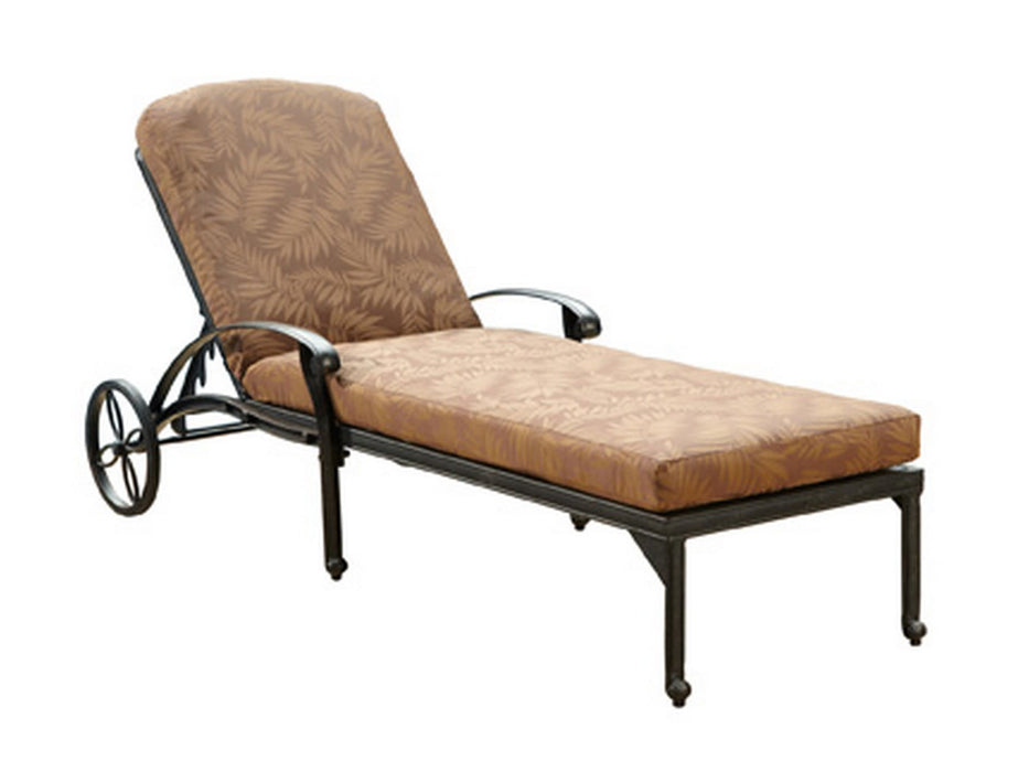 Capri Charcoal Outdoor Chaise Lounge