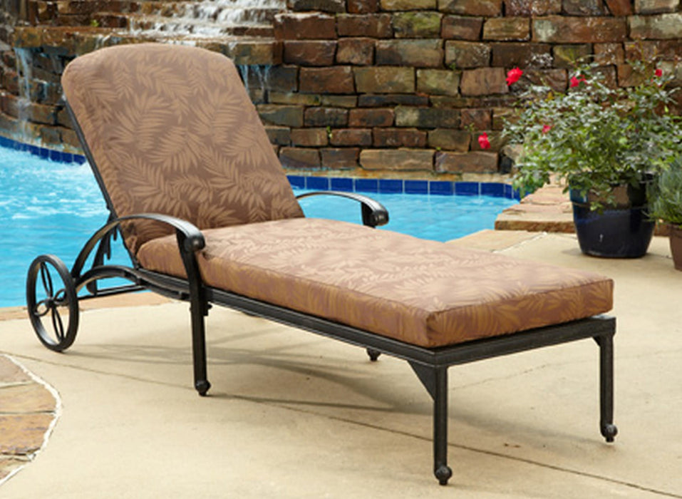 Capri Charcoal Outdoor Chaise Lounge