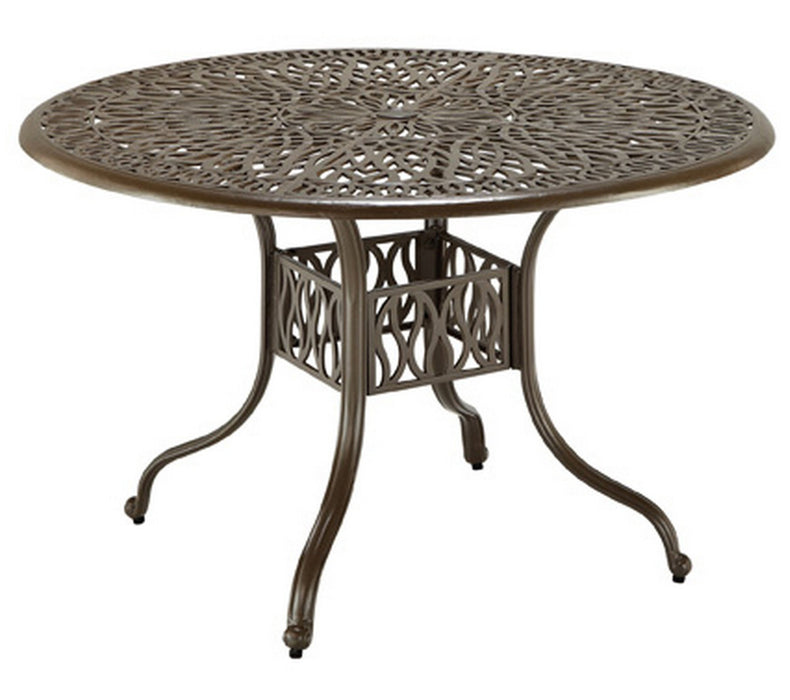 Capri Taupe Outdoor Dining Table