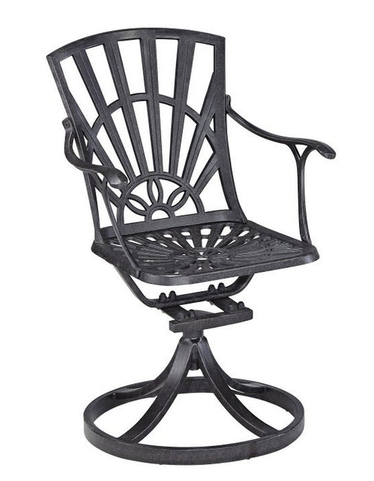 Grenada Charcoal Outdoor Swivel Rocking Chair