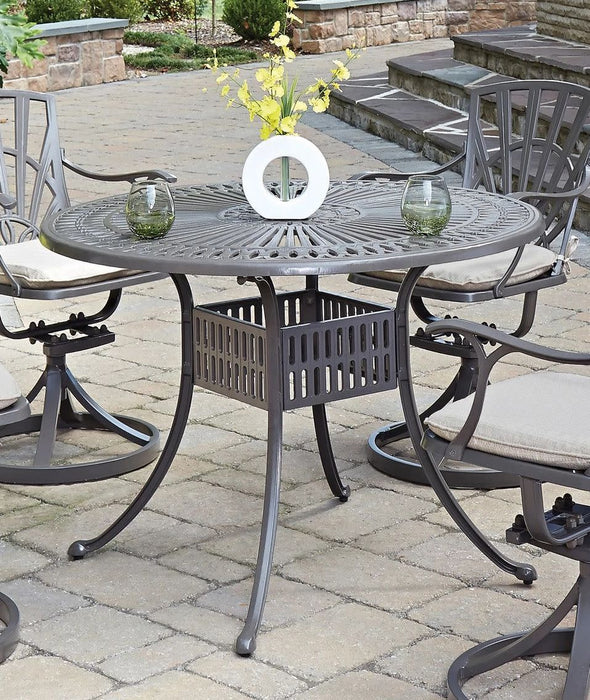 Grenada Khaki Gray Outdoor Dining Table