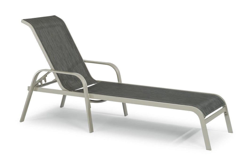 Captiva Gray Outdoor Chaise Lounge