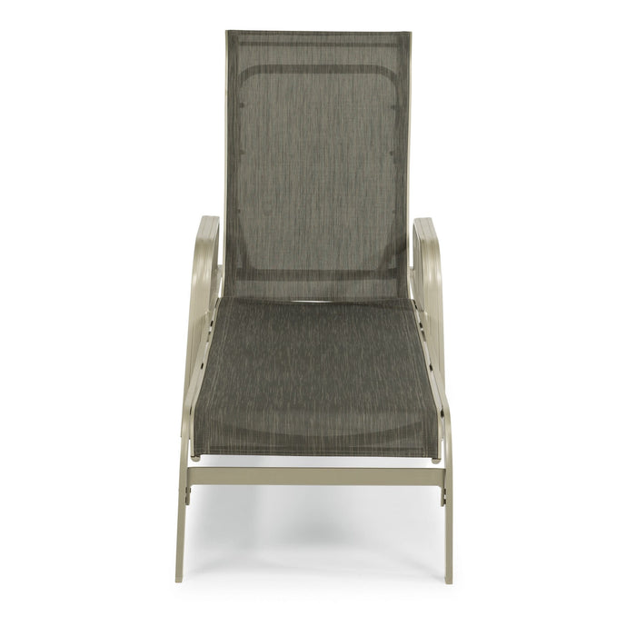 Captiva Gray Outdoor Chaise Lounge