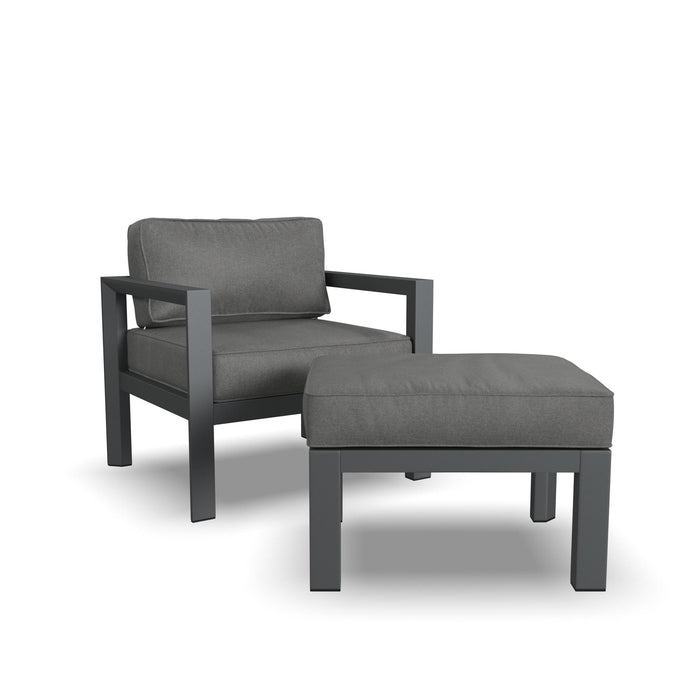 Grayton Gray Chair w/ Ottoman