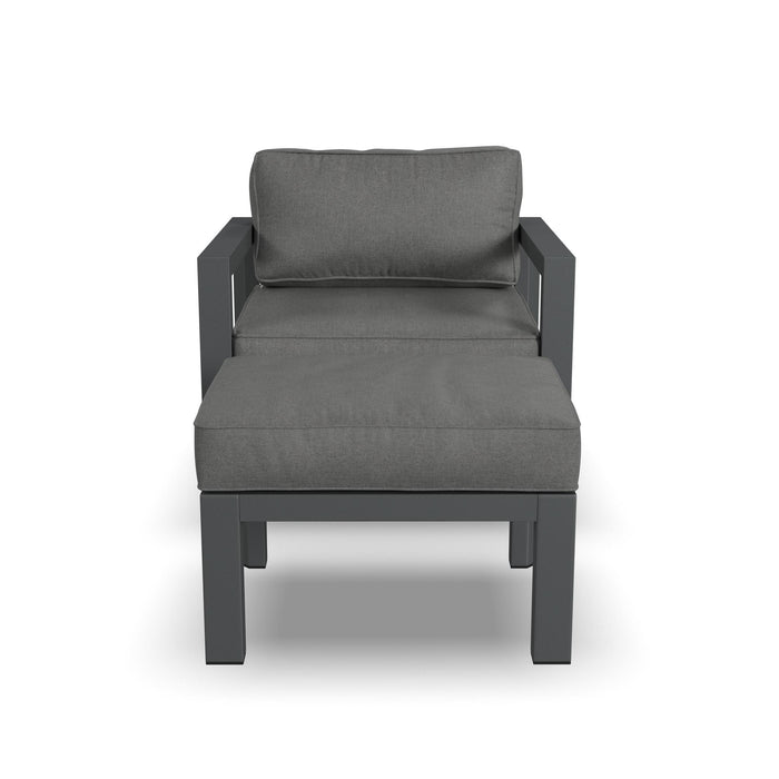 Grayton Gray Chair w/ Ottoman