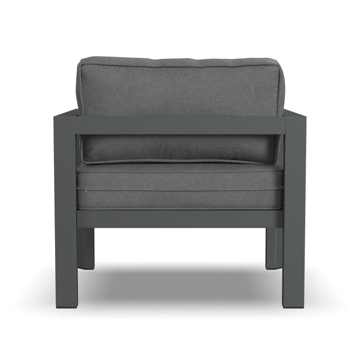 Grayton Gray Outdoor Aluminum Lounge Chair