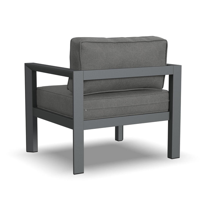 Grayton Gray Outdoor Aluminum Lounge Chair