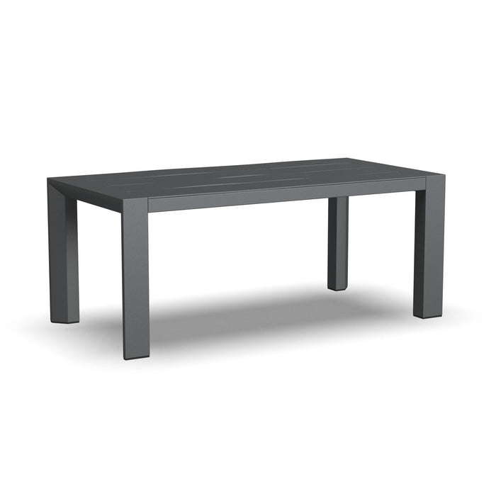 Grayton Gray Outdoor Aluminum Coffee Table