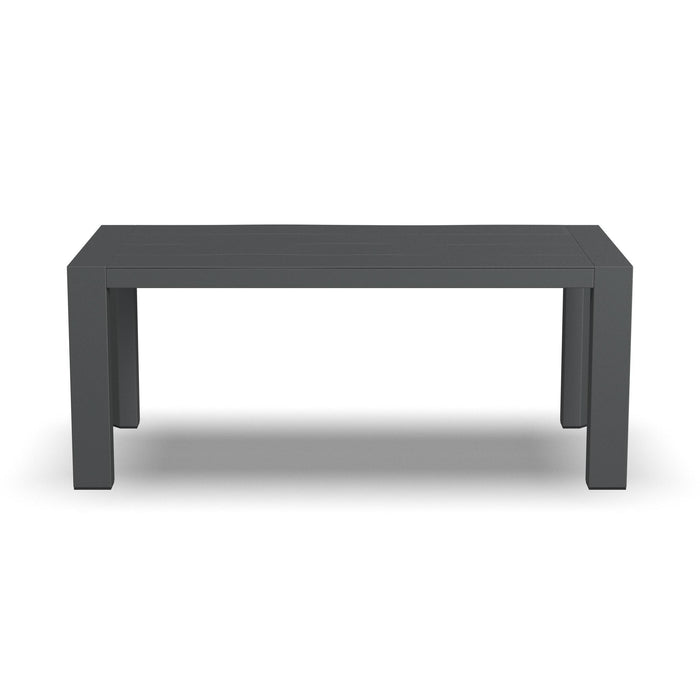 Grayton Gray Outdoor Aluminum Coffee Table