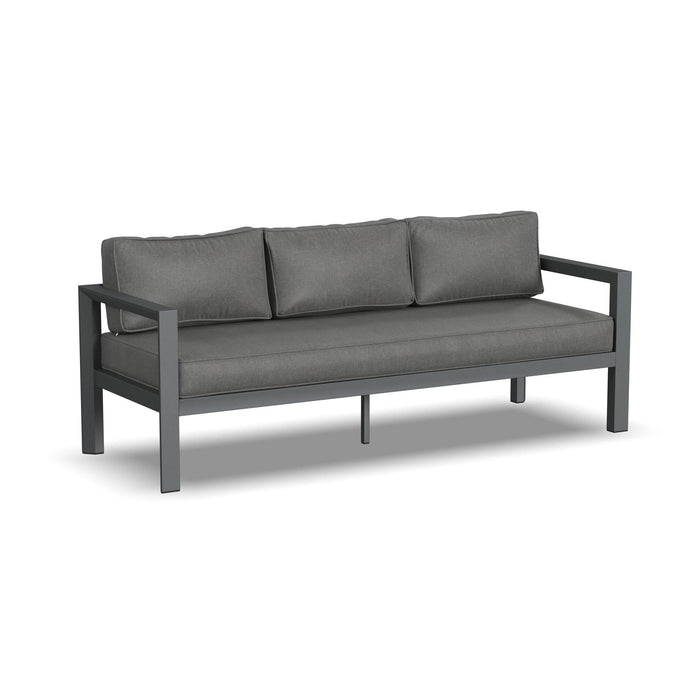 Grayton Gray Outdoor Aluminum Sofa 4-Piece Set