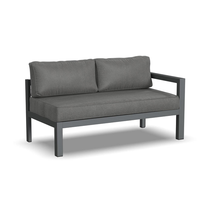 Grayton Gray 5 Seat Sectional with 2 End Tables