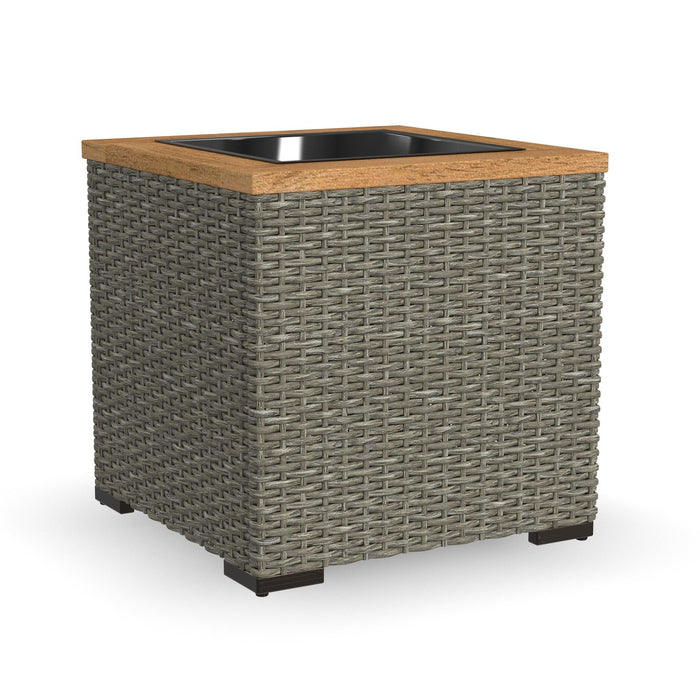 Boca Raton Brown Outdoor Planter