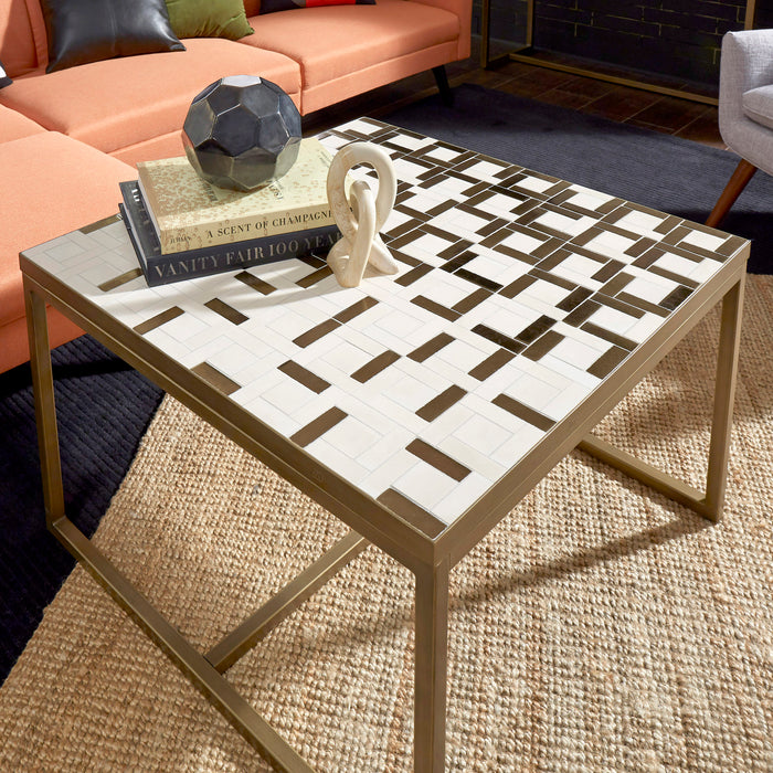 Geometric Ii Bronze Coffee Table