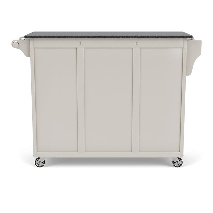 Create-A-Cart Off-White Kitchen Cart