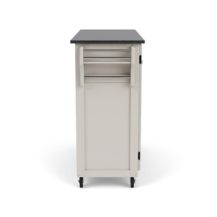 Create-A-Cart Off-White Kitchen Cart