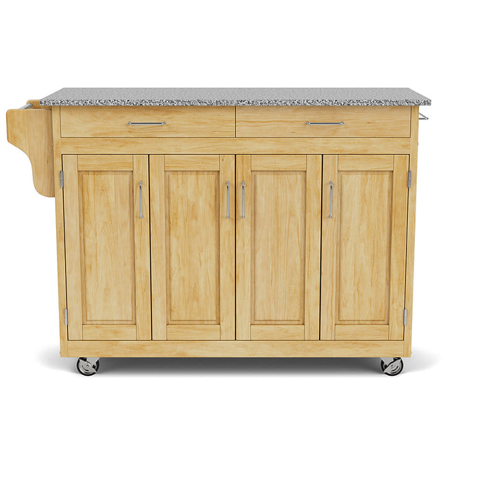 Create-A-Cart Brown Kitchen Cart