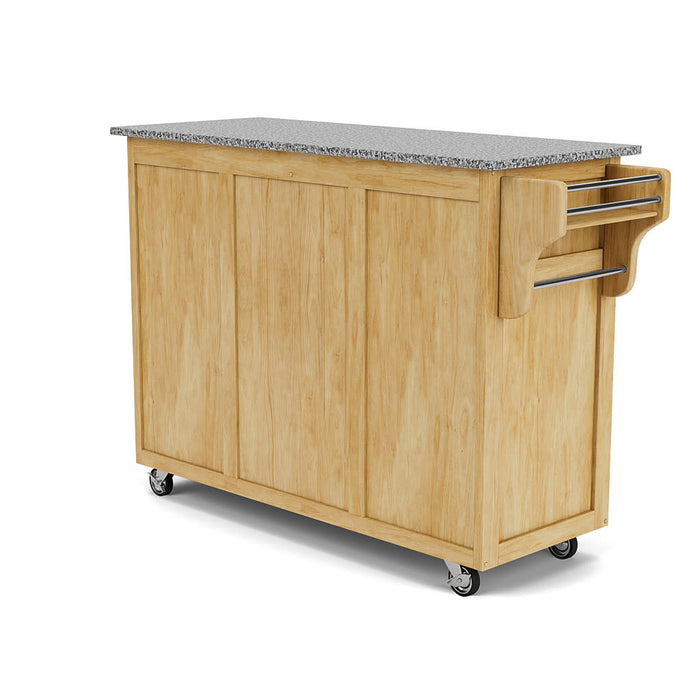 Create-A-Cart Brown Kitchen Cart