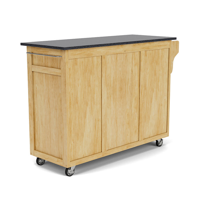 Create-A-Cart Brown Kitchen Cart