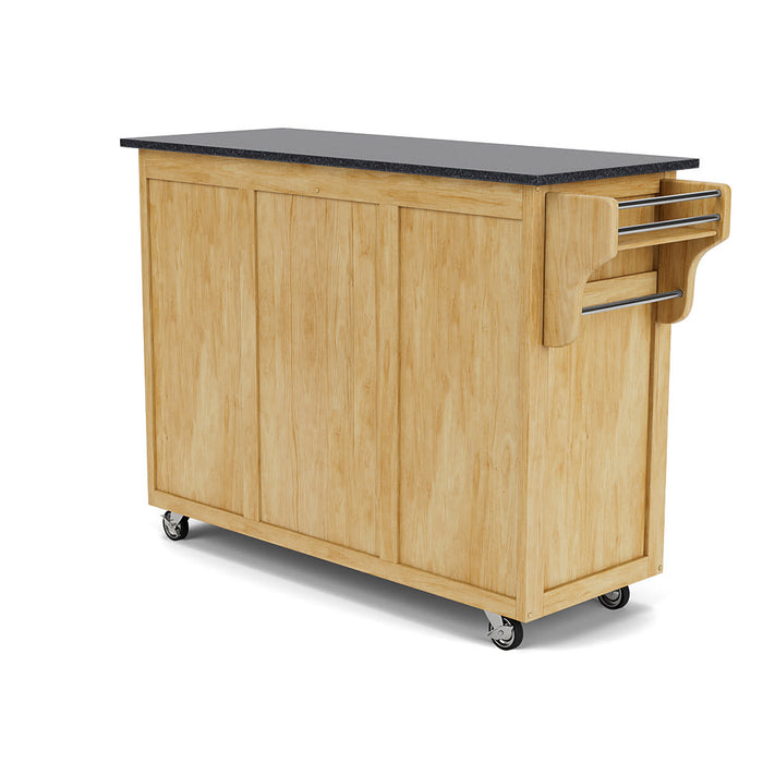 Create-A-Cart Brown Kitchen Cart