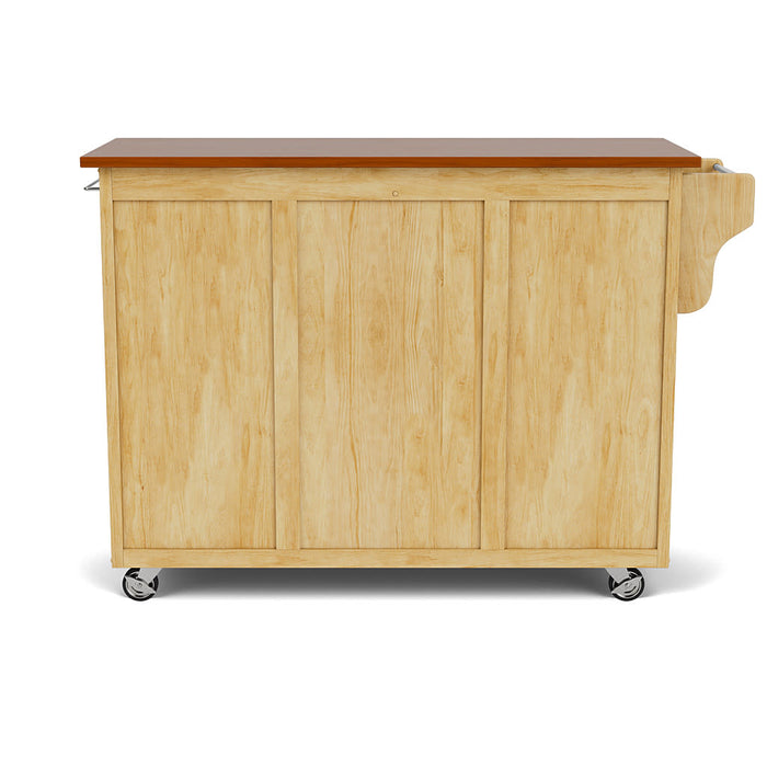 Create-A-Cart Brown Kitchen Cart