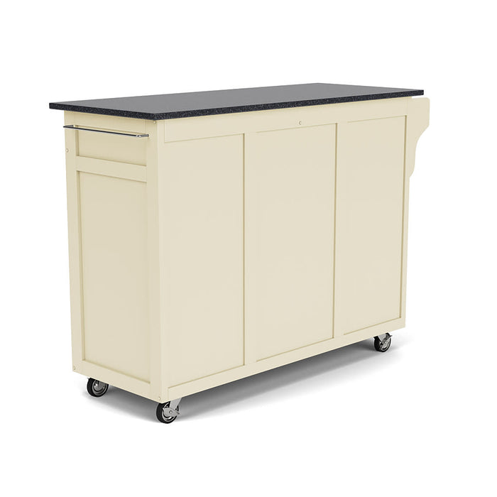 Create-A-Cart Off-White Kitchen Cart