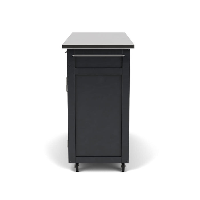 Create-A-Cart Black Kitchen Cart