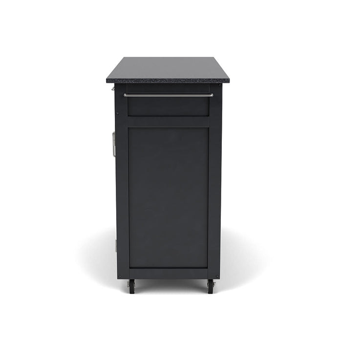 Create-A-Cart Black Kitchen Cart