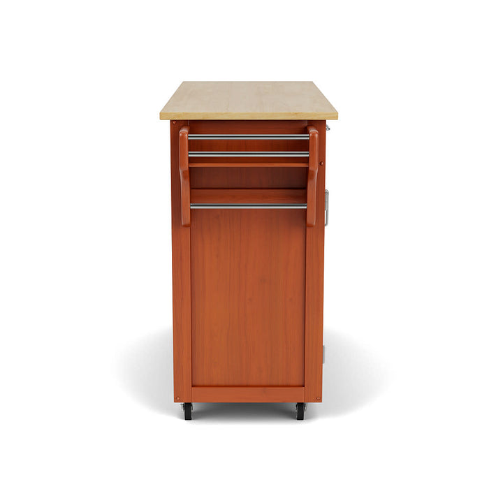 Create-A-Cart Brown Kitchen Cart