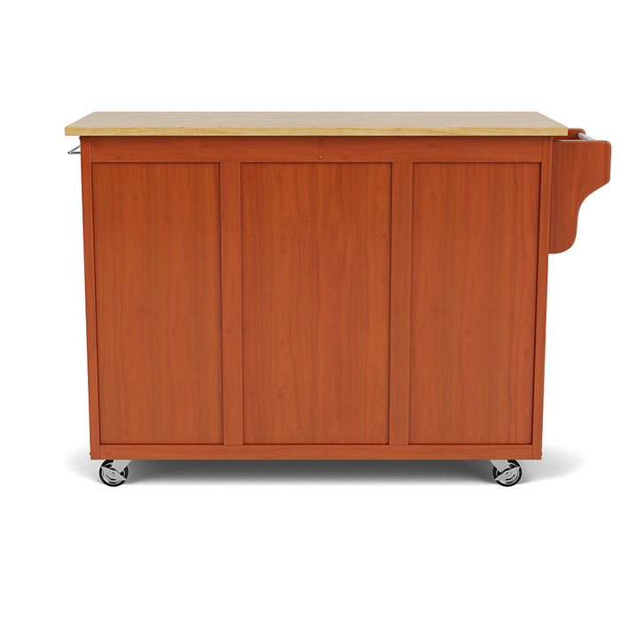 Create-A-Cart Brown Kitchen Cart